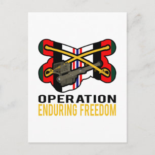Cavalry Stinger OEF Postcard