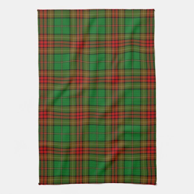 Cavan County Irish Tartan Kitchen Towel (Vertical)