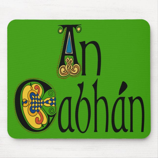 Cavan (Gaelic) Mousepad (Front)