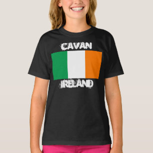 Cavan, Ireland with Irish flag T-Shirt