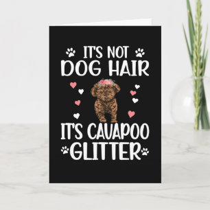 Cavapoo Dog Lover Cavapoo Mom Cavoodle Dog Owner Card