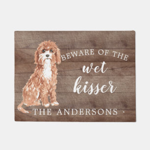 Cavapoo Dog Personalized Door Mat