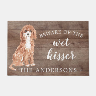 Cavapoo Dog Personalized Door Mat