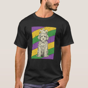 Cavapoo Jester Mardi Gras Doodle Dog Mom or Dad T-Shirt