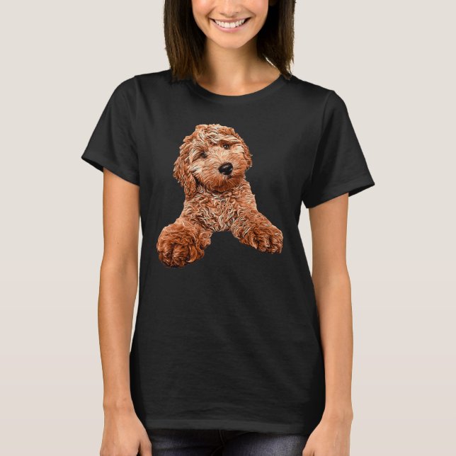 Cavapoo Labradoodle Goldendoodle Poodle Mix T-Shirt (Front)