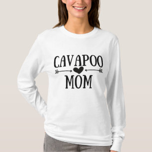 Cavapoo Mom Funny Cavapoos Gifts for Women Dog Lov T-Shirt