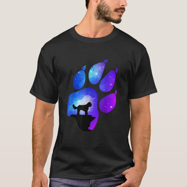 Cavapoo Paw Dog  Mom Dad T-Shirt (Front)