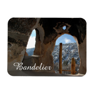 Cavate Dwelling, Bandelier National Monument, NM Magnet