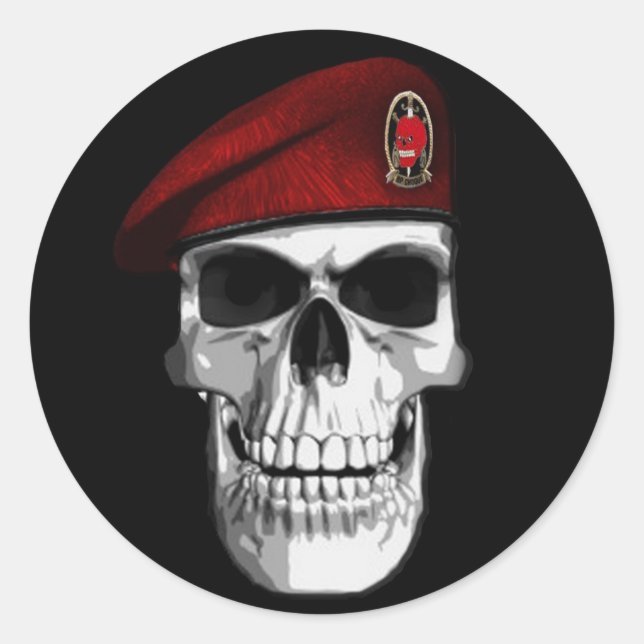 cave1 classic round sticker (Front)