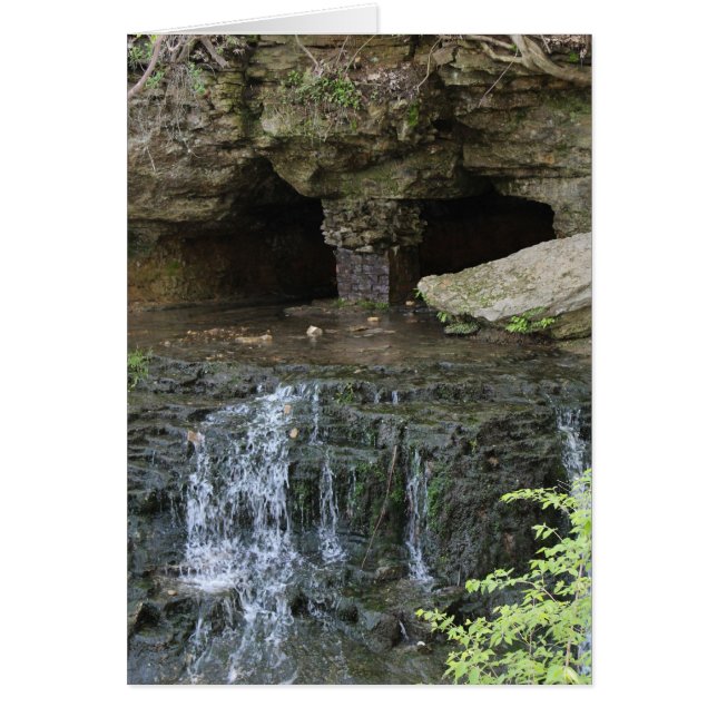 Cave and Spring in Burlington, Iowa (Front)