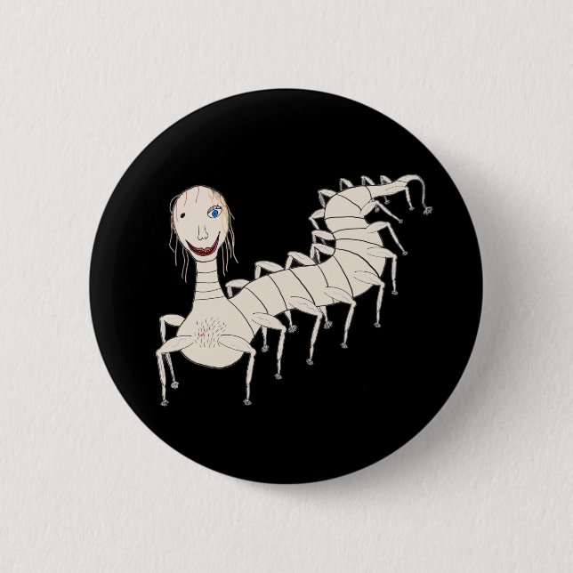 Cave Angler 2 Inch Round Button (Front)
