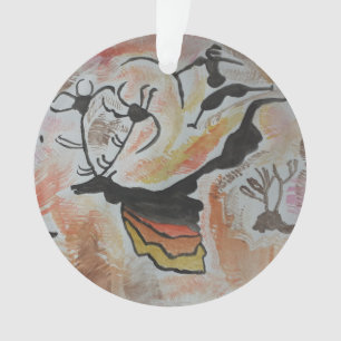 Cave Art Abstract  Acrylic Tree Decoration