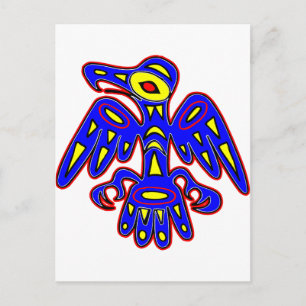 Cave Art, Ancient Bird Drawing Postcard