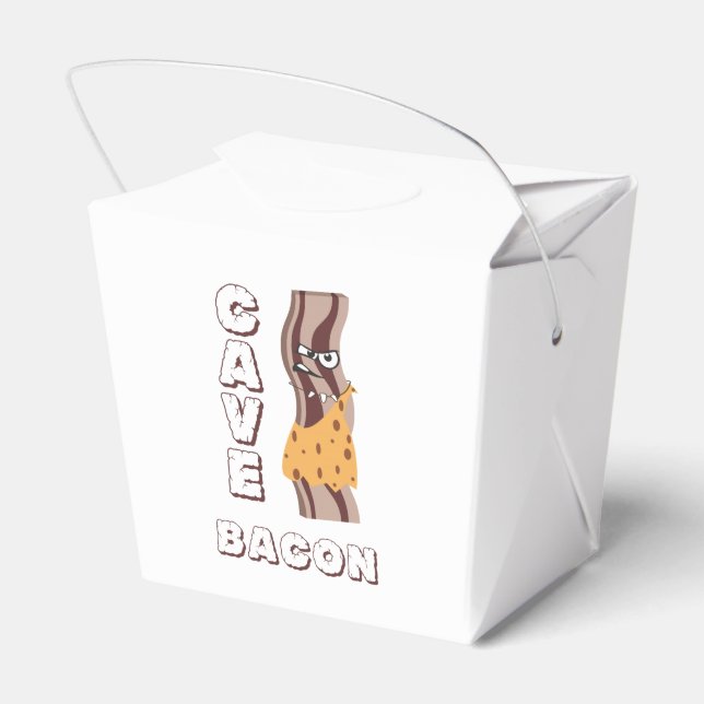 Cave Bacon Favor Box (Back Side)