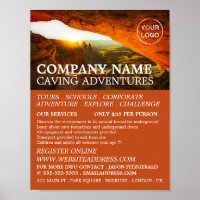 Cave, Caving Adventure Advertising