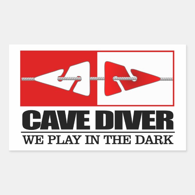 Cave Diver (LM) Sticker (Front)