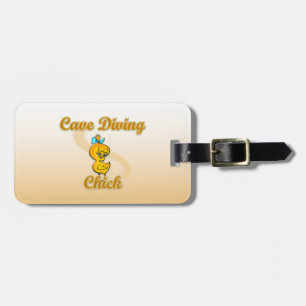 Cave Diving Chick Luggage Tag