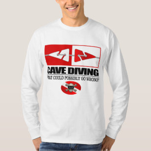 Cave Diving (Line Markers) T-Shirt