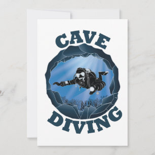 Cave Diving - Underwater Scuba Diver