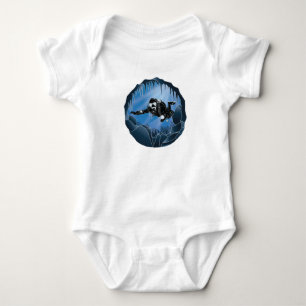 Cave Diving - Underwater Scuba Diver Baby Bodysuit