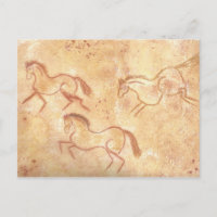 Cave Drawing Painting of Horses