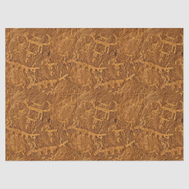 Cave Drawings Tissue or Decoupage Paper (Front)