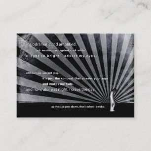 cave dweller. business card