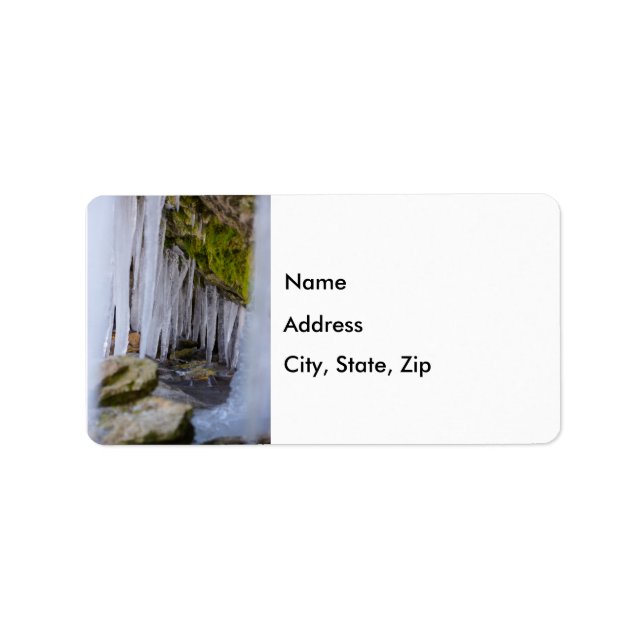 Cave Icicles Address Labels (Front)