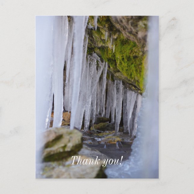 Cave Icicles Postcard (Front)
