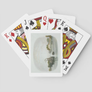 Cave-in-Rock, view on the Ohio, plate 7 from Volum Playing Cards