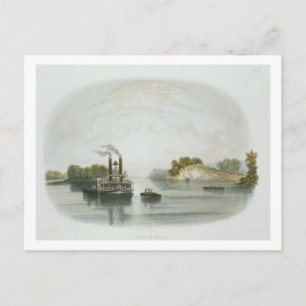 Cave-in-Rock, view on the Ohio, plate 7 from Volum Postcard