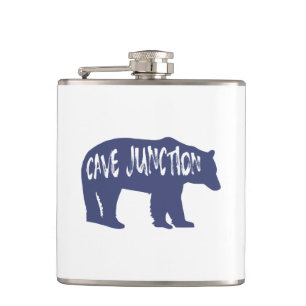 Cave Junction Oregon Bear Hip Flask