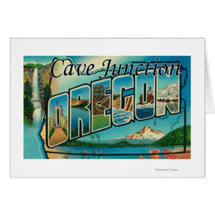 Cave Junction, Oregon - Large Letter Scenes