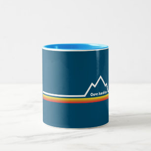 Cave Junction Oregon Two-Tone Coffee Mug