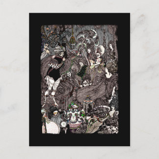 Cave of Spleen Gothic Artwork Postcard