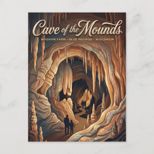 Cave of the Mounds Wisconsin Postcard