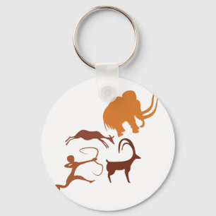 Cave Painting Keychain