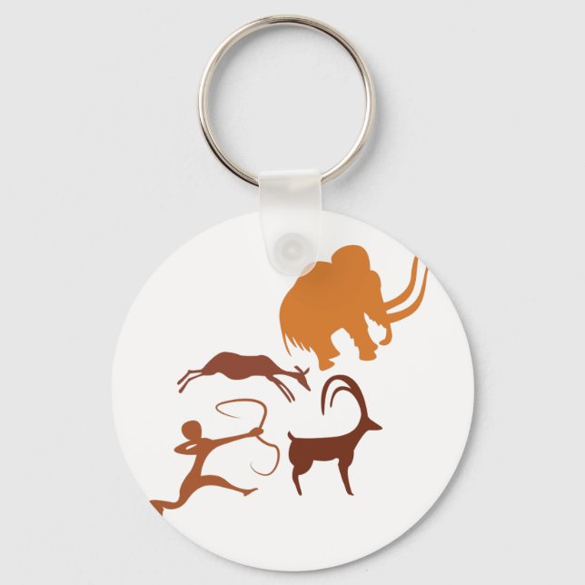 Cave Painting Keychain (Front)
