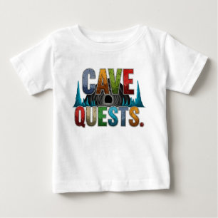 Cave Quests Adventure T-Shirt Design