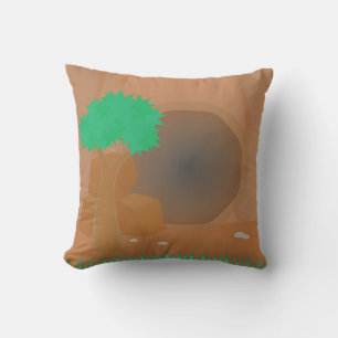 Cave Throw Pillow