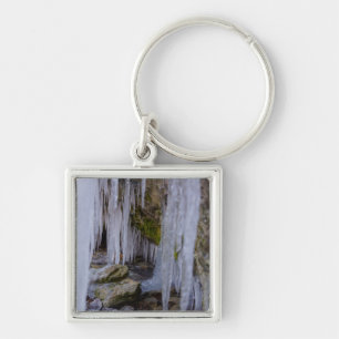 Cave Tunnel Of Ice Keychain