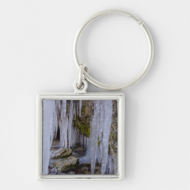 Cave Tunnel Of Ice Keychain (Front)