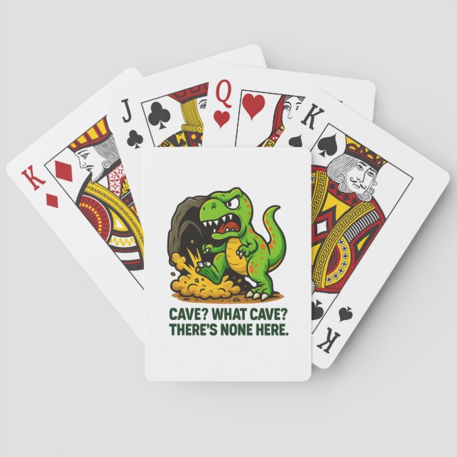 Cave? What Cave? Playing Cards (Back)