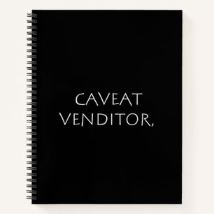 Caveat venditor notebook