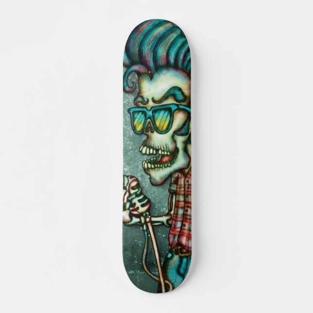 Caveira Elvis Skateboard (Front)