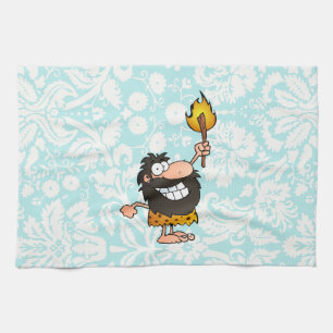 Caveman; Cute Kitchen Towel