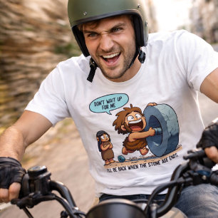 Caveman’s First Wheel – Stone Age Innovation Tri-Blend Shirt