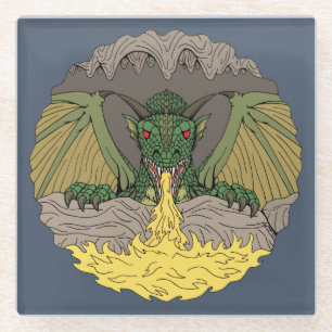Cavern Dragon 2016 Glass Coaster