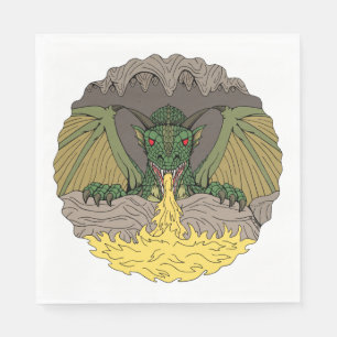 Cavern Dragon 2016 Napkin