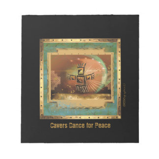 Cavers Dance for Peace small notepad